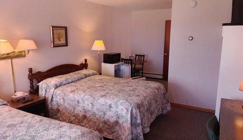 Standard Room, 2 Double Beds, Non Smoking, Partial Ocean View