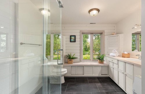 Stratford Ski Chalet | Chalet on the shores of Lake Aylmer with private dock and beach