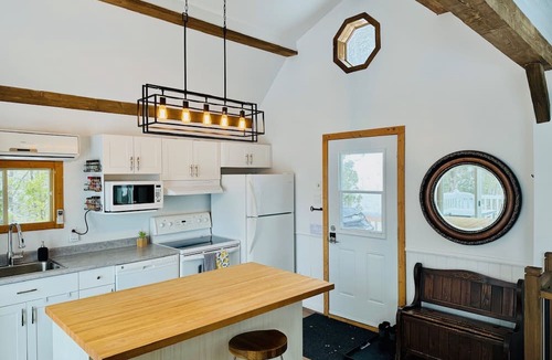 Le Haut-Saint-Francois Regional County Municipality House | Monty Chalet,8 pers et spa